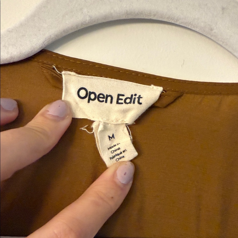Open Edit Satin Robe - Picture 2 of 5